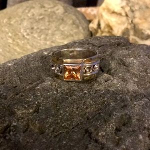 Morganite Sterling Ring